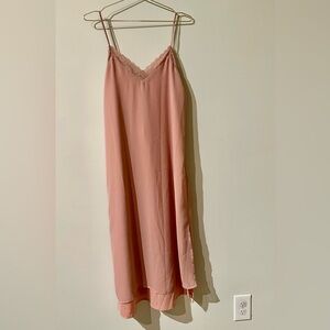 English Factory Pink Lace-Trimmed Slip Dress size Small. New with tag